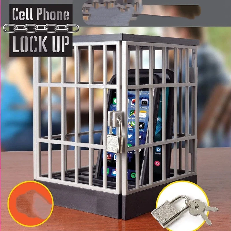 Caja con cerradura para smartphones y móviles de mesa, uso doméstico - imagen 4