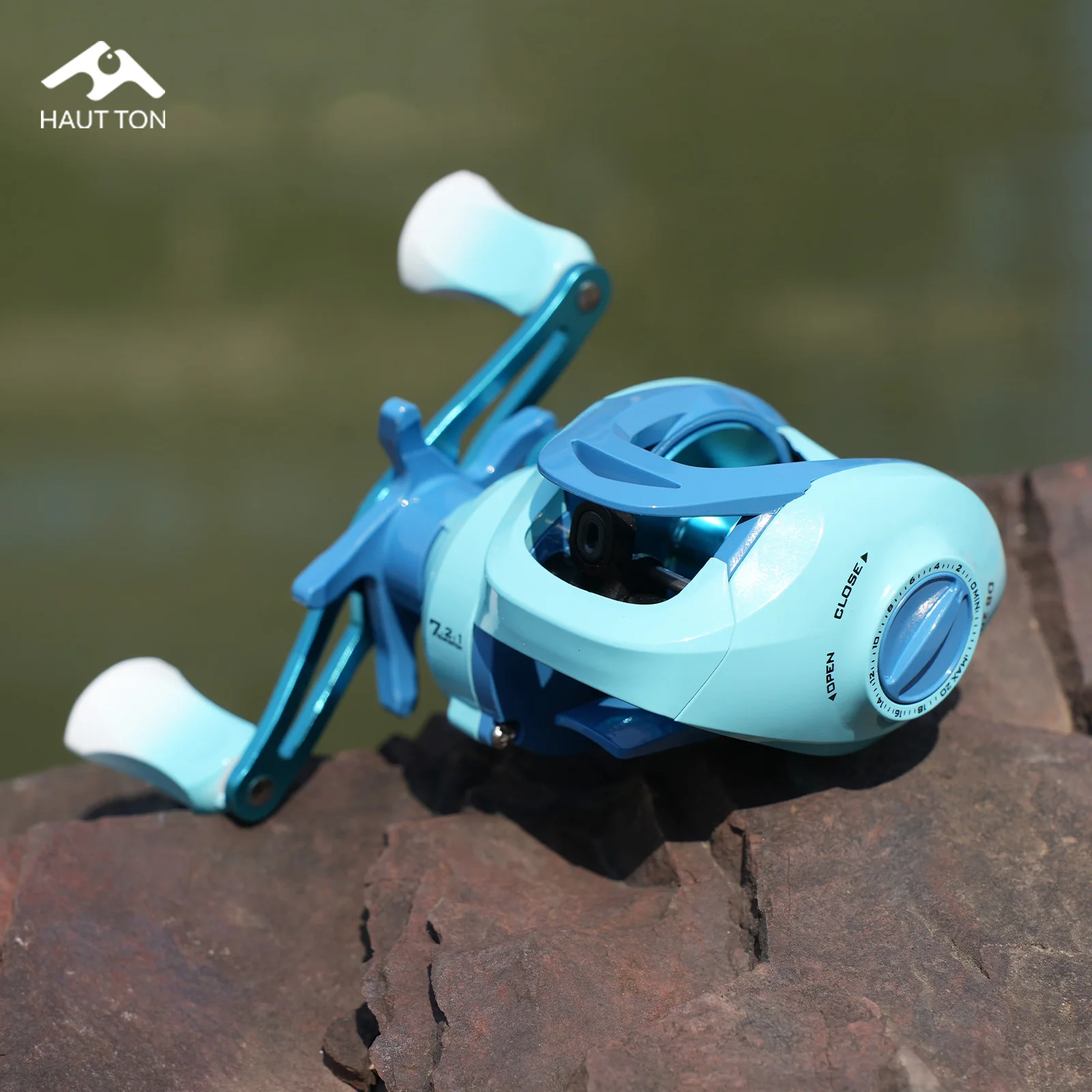 Carrete Baitcasting DB Blue – Ligero y suave para agua dulce y salada - imagen 3