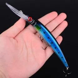Señuelo Crankbait Minnow – Ojos 3D y láser para lucio y carpa
