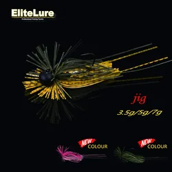 ELITELURE Bearded Guy Señuelo Jig Insecto Anzuelo Fino Falda Goma
