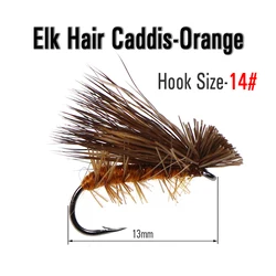 Mosca seca Caddis Vtwins de pelo de alce artificial – Cebo flotante