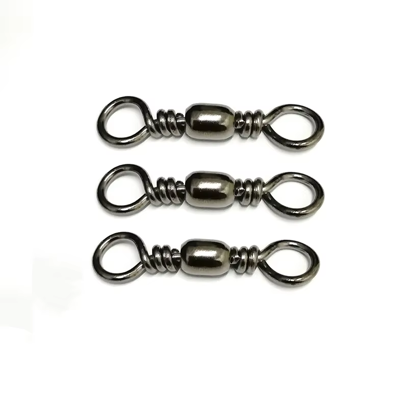 Accesorios de pesca rodamiento bolas barril giratorio anzuelos sedal - imagen 2