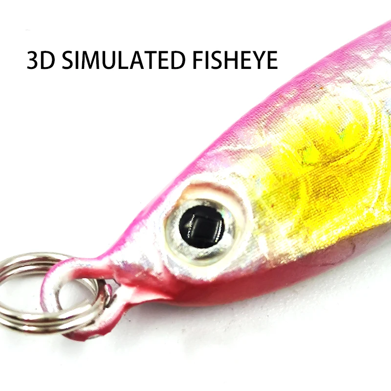 Señuelo TEASER J53 hierro con anzuelo de plumas para mar - imagen 3