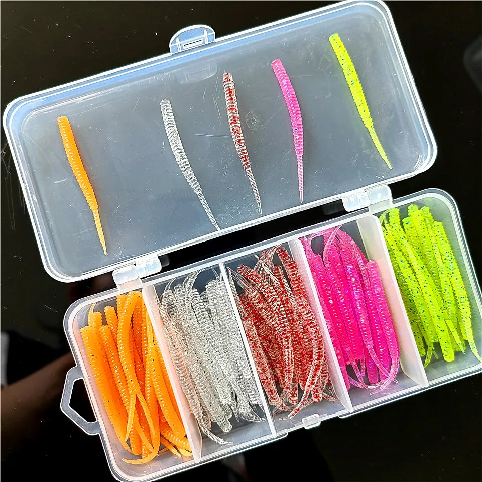SWOLFY Señuelo Suave Ajing Vinilo Wobber para Pesca de Roca - imagen 5