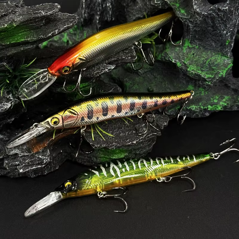 Señuelos Wobbler Flotantes para Trucha - Cebo Duro Fundición Larga - imagen 4