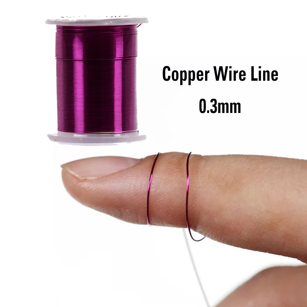 WIFREO Alambre para atar moscas 0,3 mm nylon - imagen 5