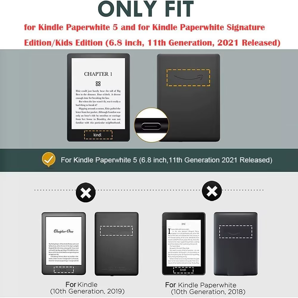 Funda Kindle Paperwhite 5 con cierre magnético automático - imagen 4