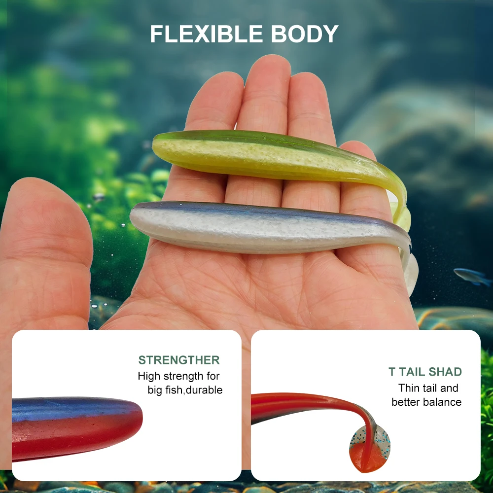 ESFISHING Easy Shiner: cebo blando para lucio, perca y zander - imagen 2