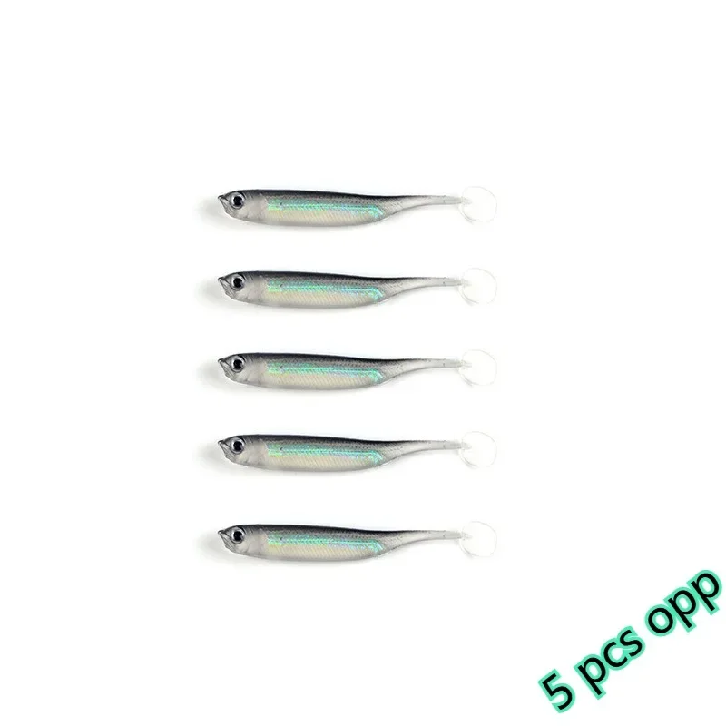 Señuelos de pesca GLS con cabeza plomada y cola en T