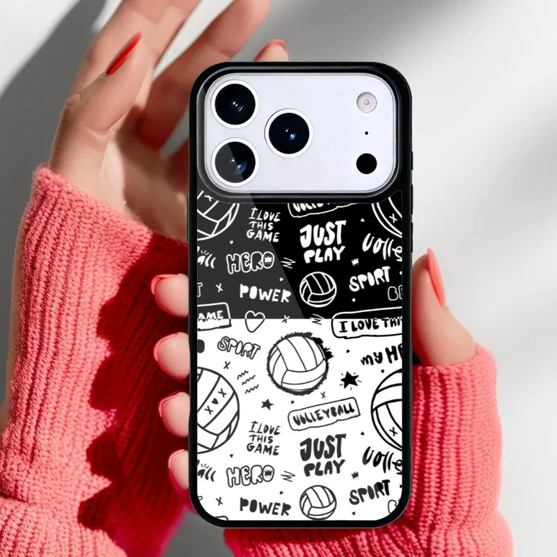 Funda voleibol iPhone vista frontal