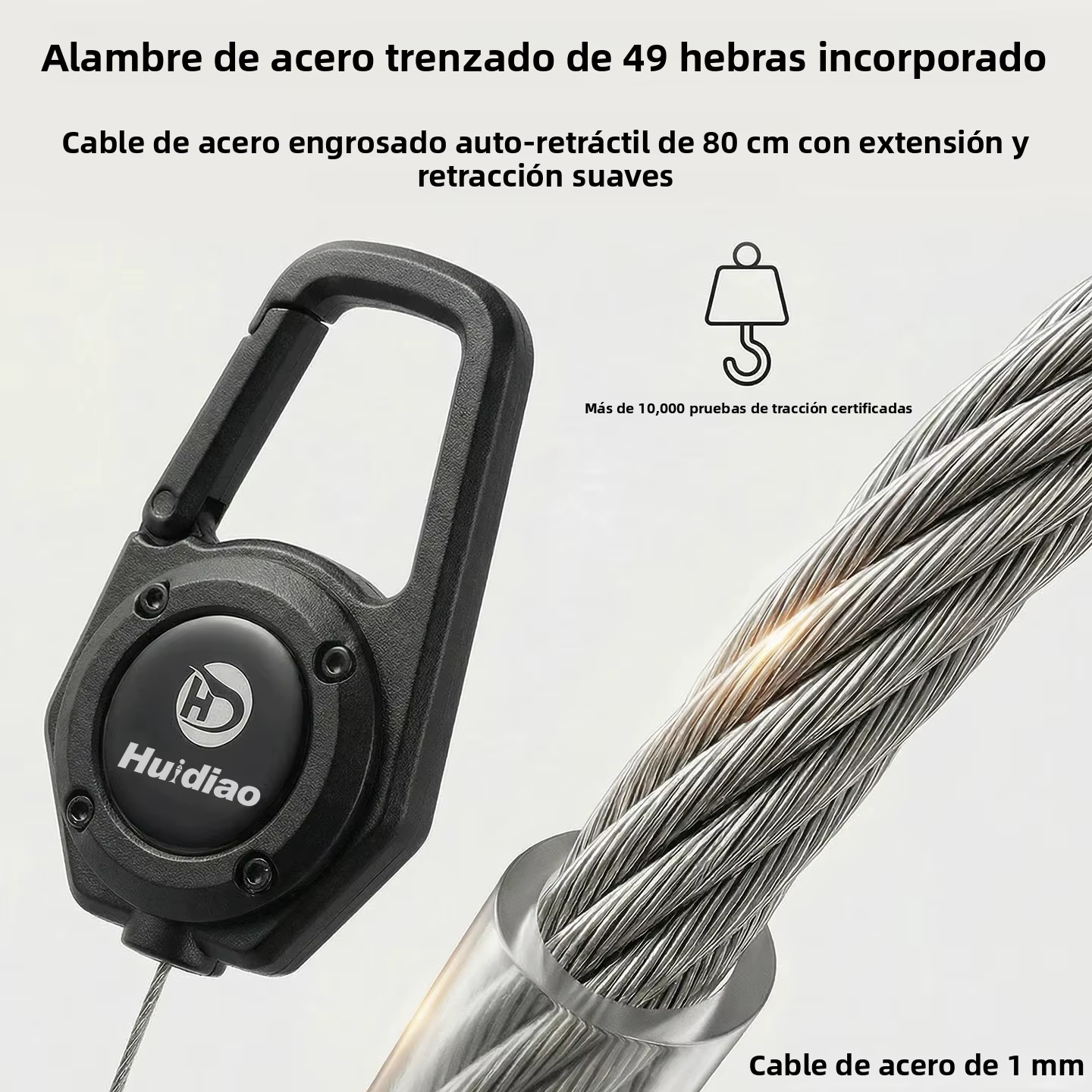 Tijeras de pesca Huidiao de acero inoxidable con recubrimiento titanio - imagen 5