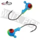 WALK FISH Anzuelos Jig Head con púas, vástago largo para vinilo