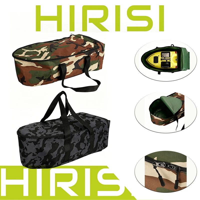 HIRISI Bolsa impermeable camuflaje para aparejos de carpa, transporte