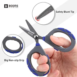 Tijeras Booms Fishing XW01 para sedal de acero inoxidable afiladas