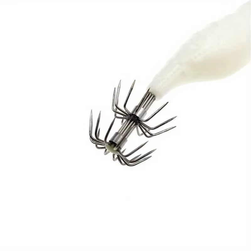 Jig Calamar Ackibbik 10cm – Señuelo Luminoso para Agua Salada - imagen 3