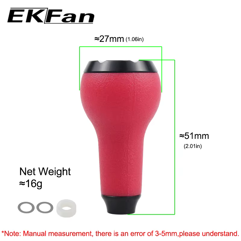 Handle de carrete baitcasting Ekfan TPE – Recambio para SHI y DAI - imagen 5