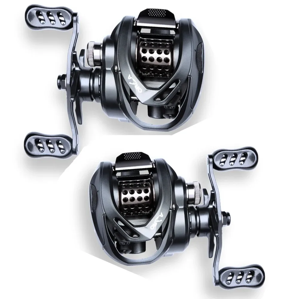 Carrete Baitcasting agua salada para pesca de cebo – fundición