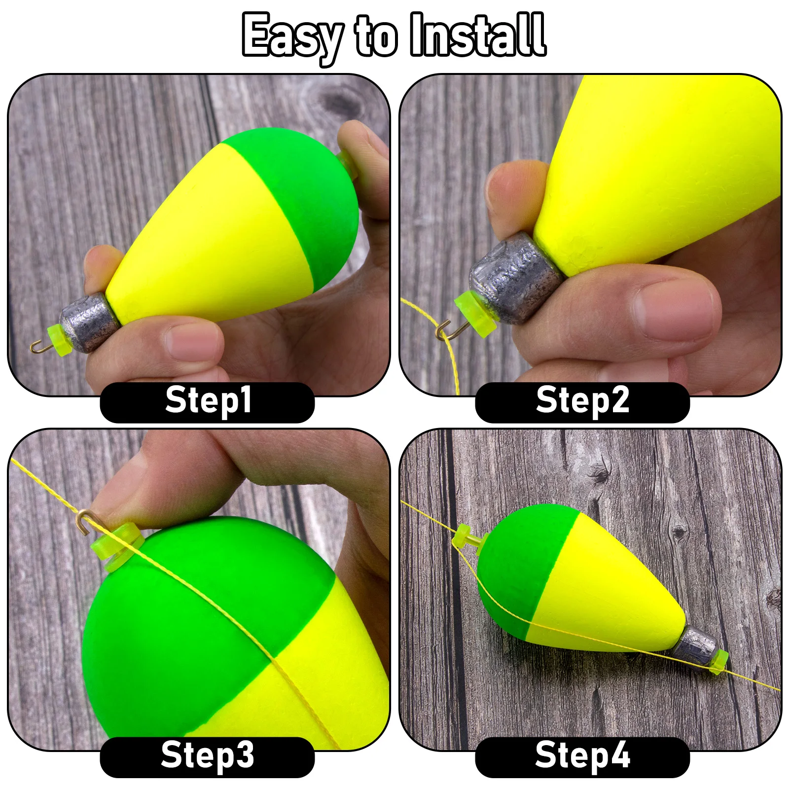 Indicadores de Picada Ponderados Esfera – Bobbers para Lubina - imagen 5