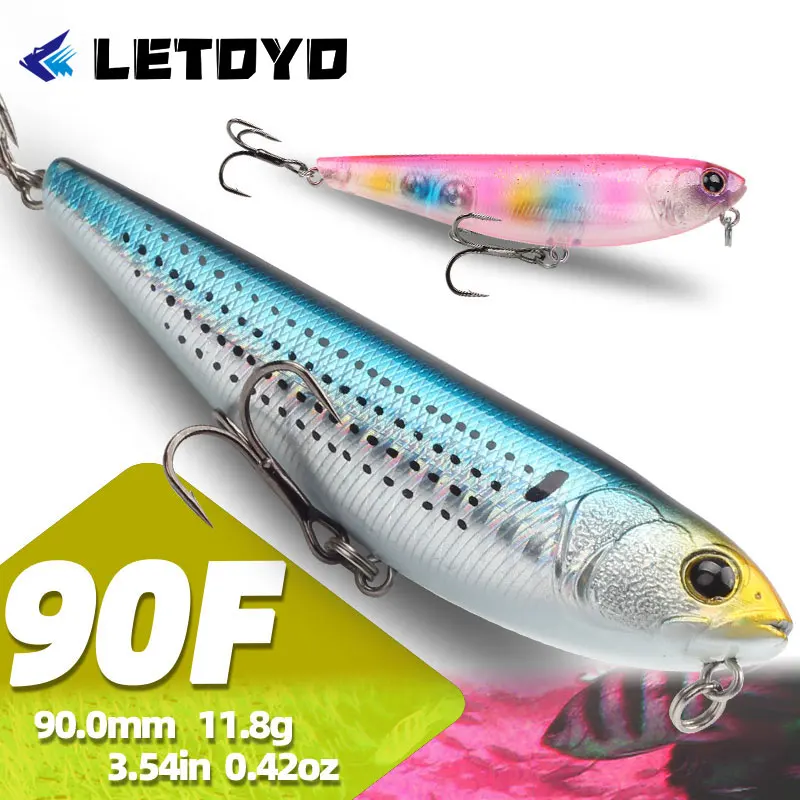 LETOYO Señuelo de superficie lápiz Walking Dog Wobbler flotante - imagen 4