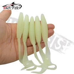 Walk Fish Señuelo Blando Cola Larga con Rosca Tornillo para Lubina