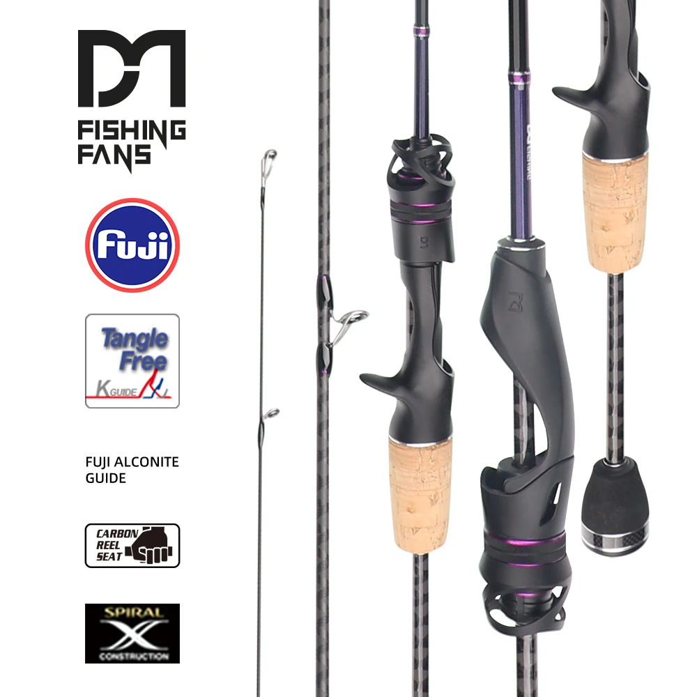 Caña ultraligera FUJI ALCONITE GUIDE UL, punta sólida para trucha