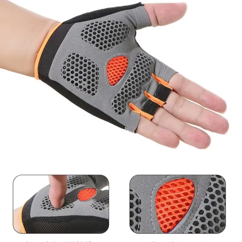 Goture guantes sin dedos antideslizantes transpirables para ciclismo - imagen 5