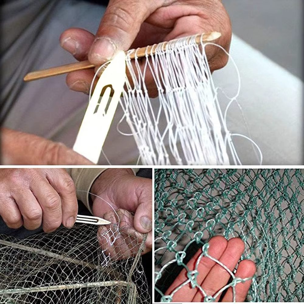 Kit reparación sedal pesca lanzaderas agujas plástico blanco - imagen 3