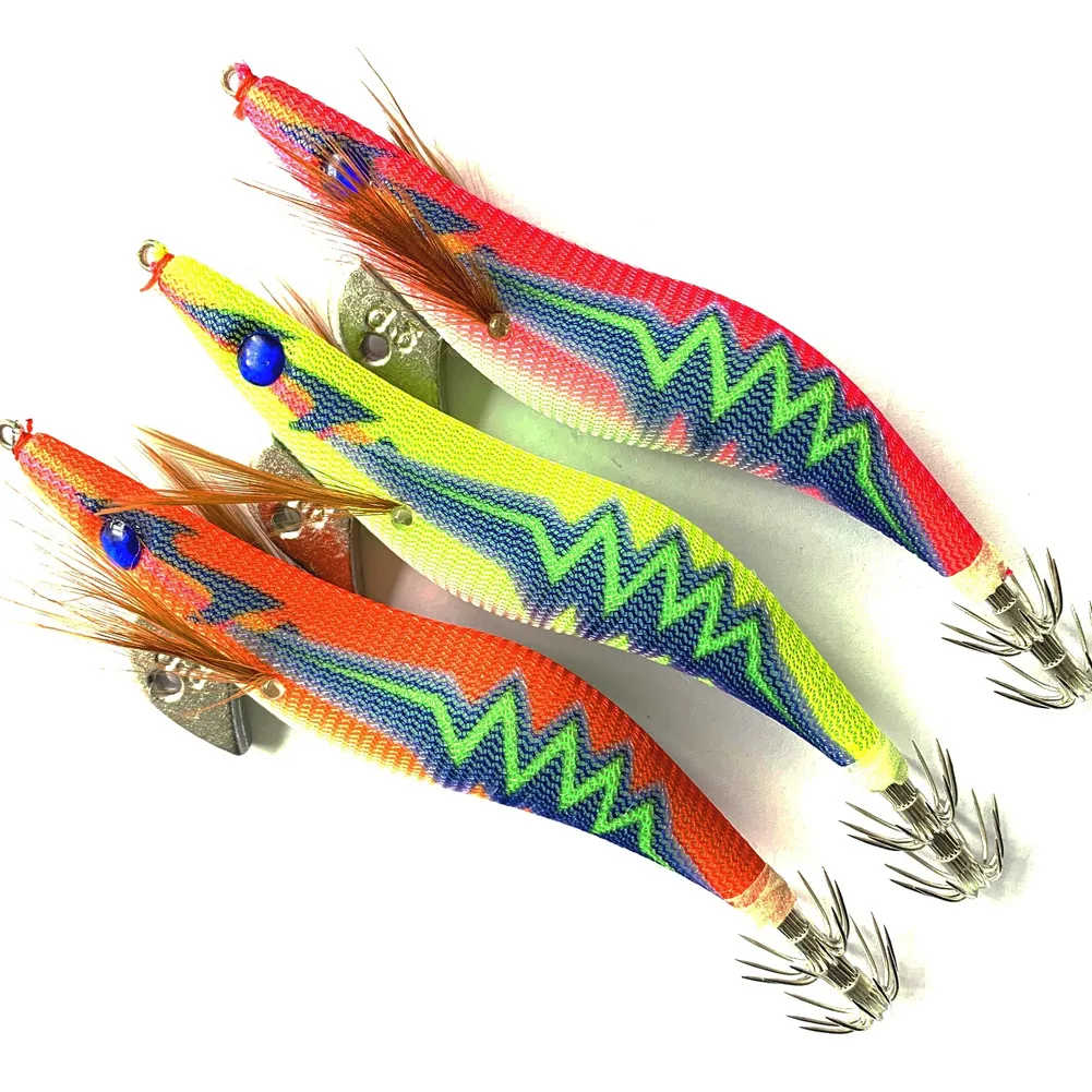 FREE FISHER Señuelos para calamar con anzuelo tipo paraguas