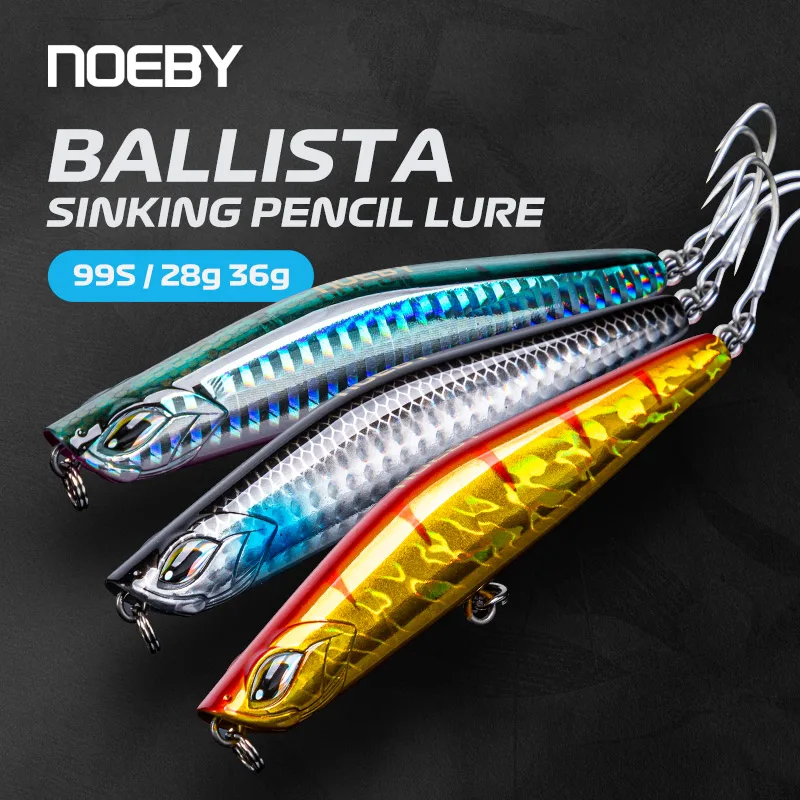NOEBY Ballista señuelo lubina lanzamiento largo – agua salada - imagen 2