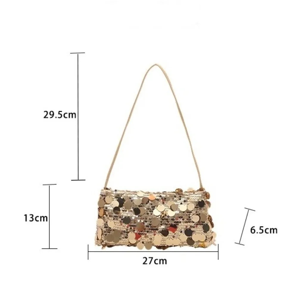 Bolso bandolera ligero con lentejuelas para mujer, fiesta de noche - imagen 2