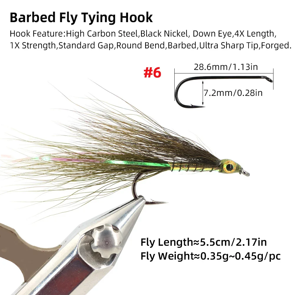 Señuelo Wifreo Bucktail en diferentes ángulos