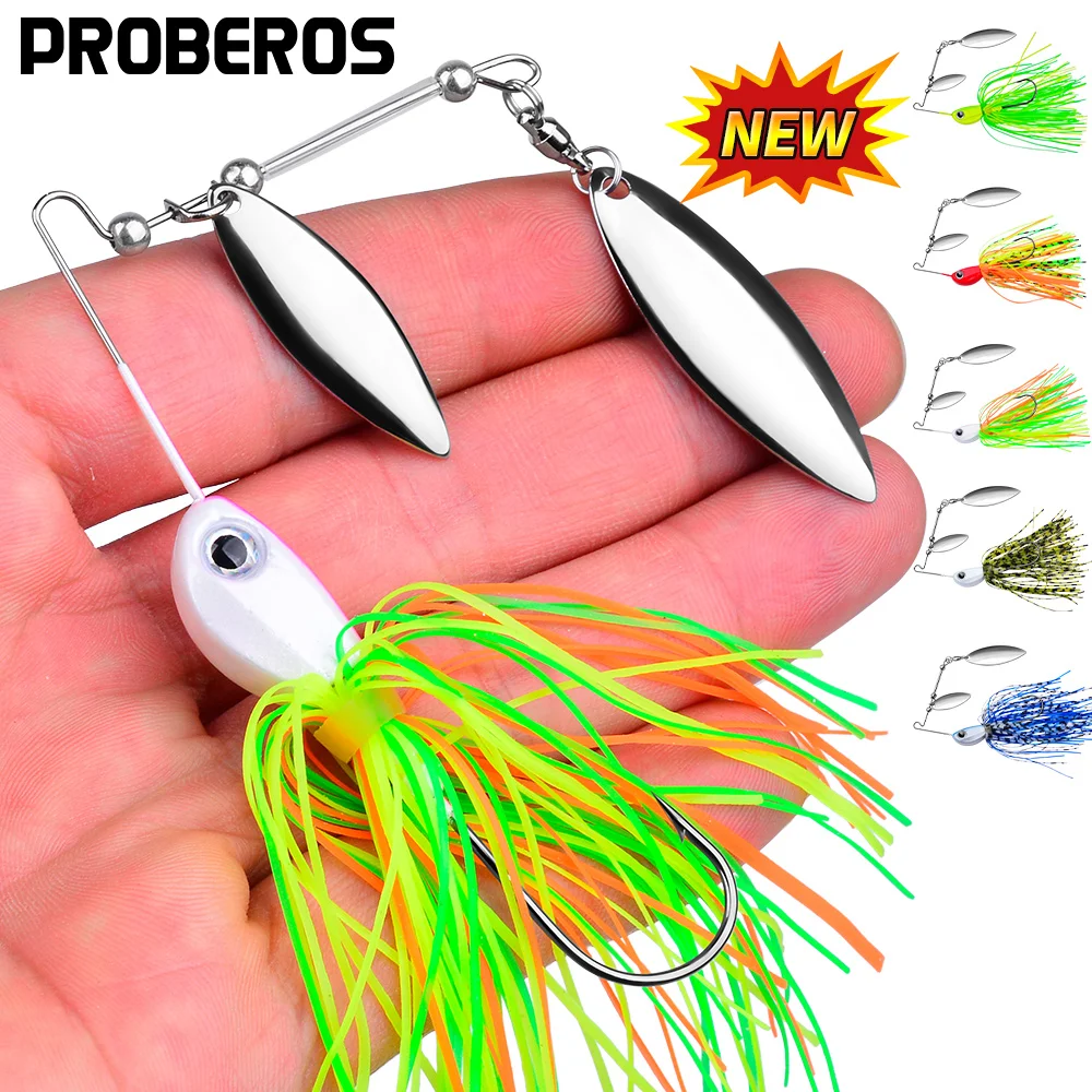 Chatter Bait PROBEROS para lubina con cuchara y anzuelo