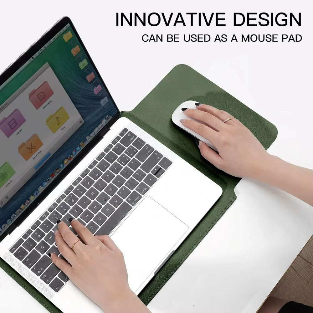 Funda ultrafina de cuero PU para Ultrabook – Protección anti‑golpes - imagen 3