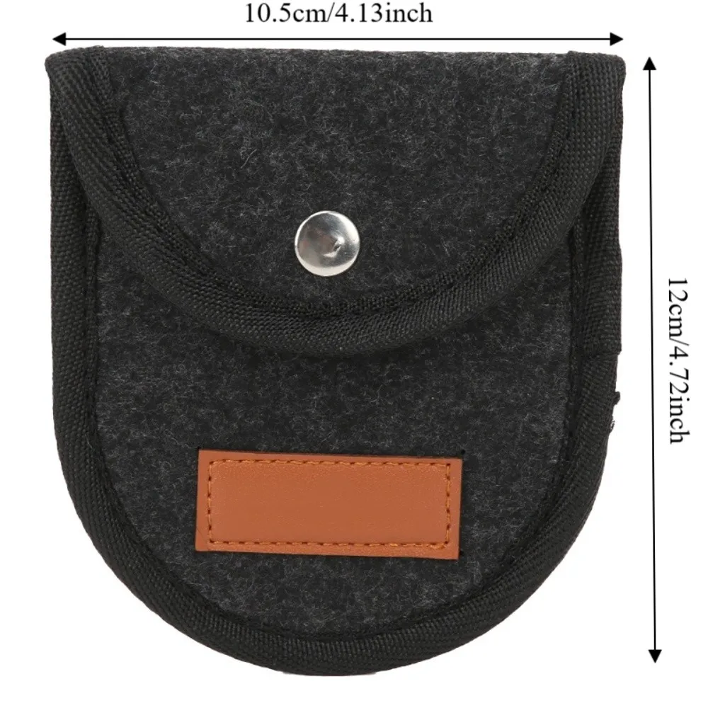 Bolsa compacta de fieltro para púas