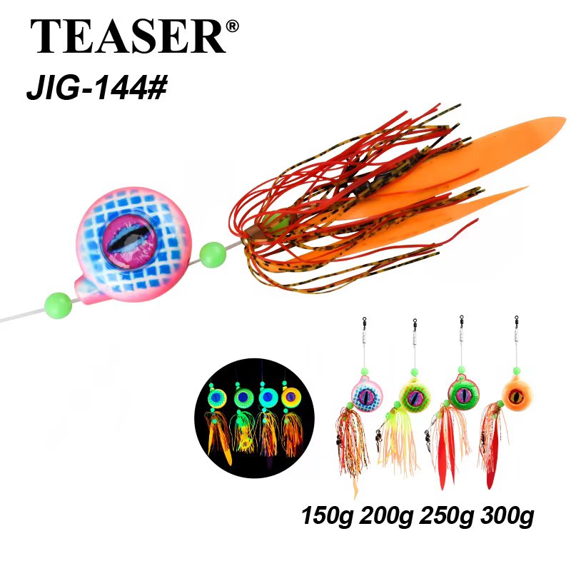 Jig Inchiku Teaser J144 Glow – Señuela Pulpo para Jigging Lento