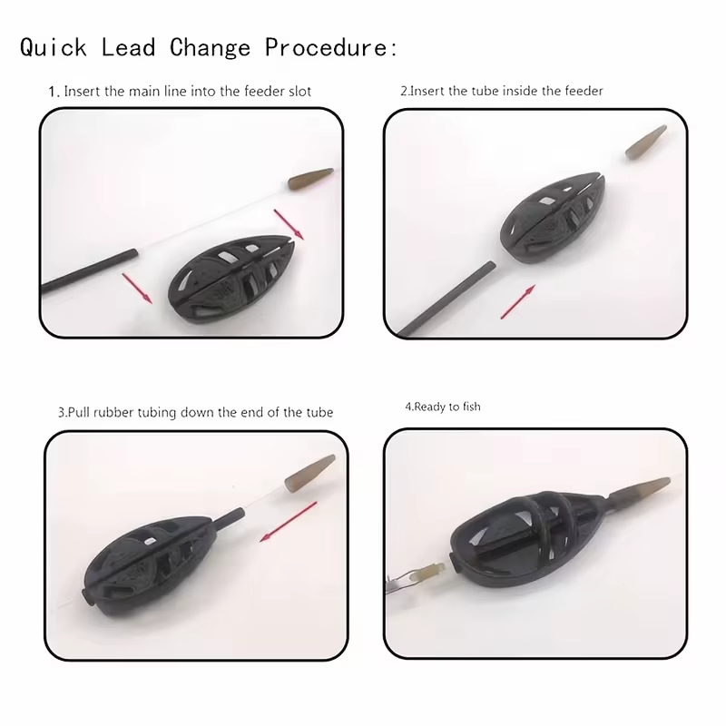 YOTO Alimentador de Cebo para Carpa – Cambio Rápido - imagen 3