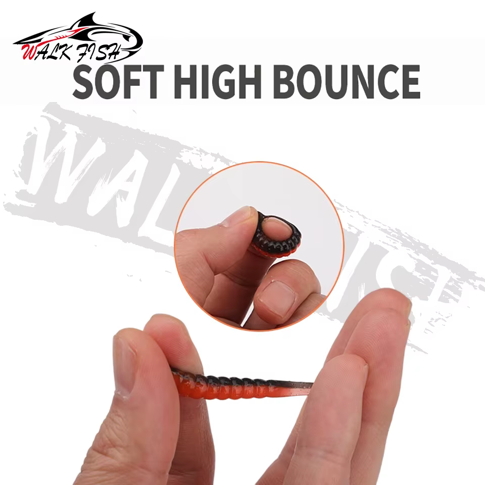 WALK FISH Mini Señuelos de Lubina con Cebos Blandos Silicona para Pesca - imagen 3