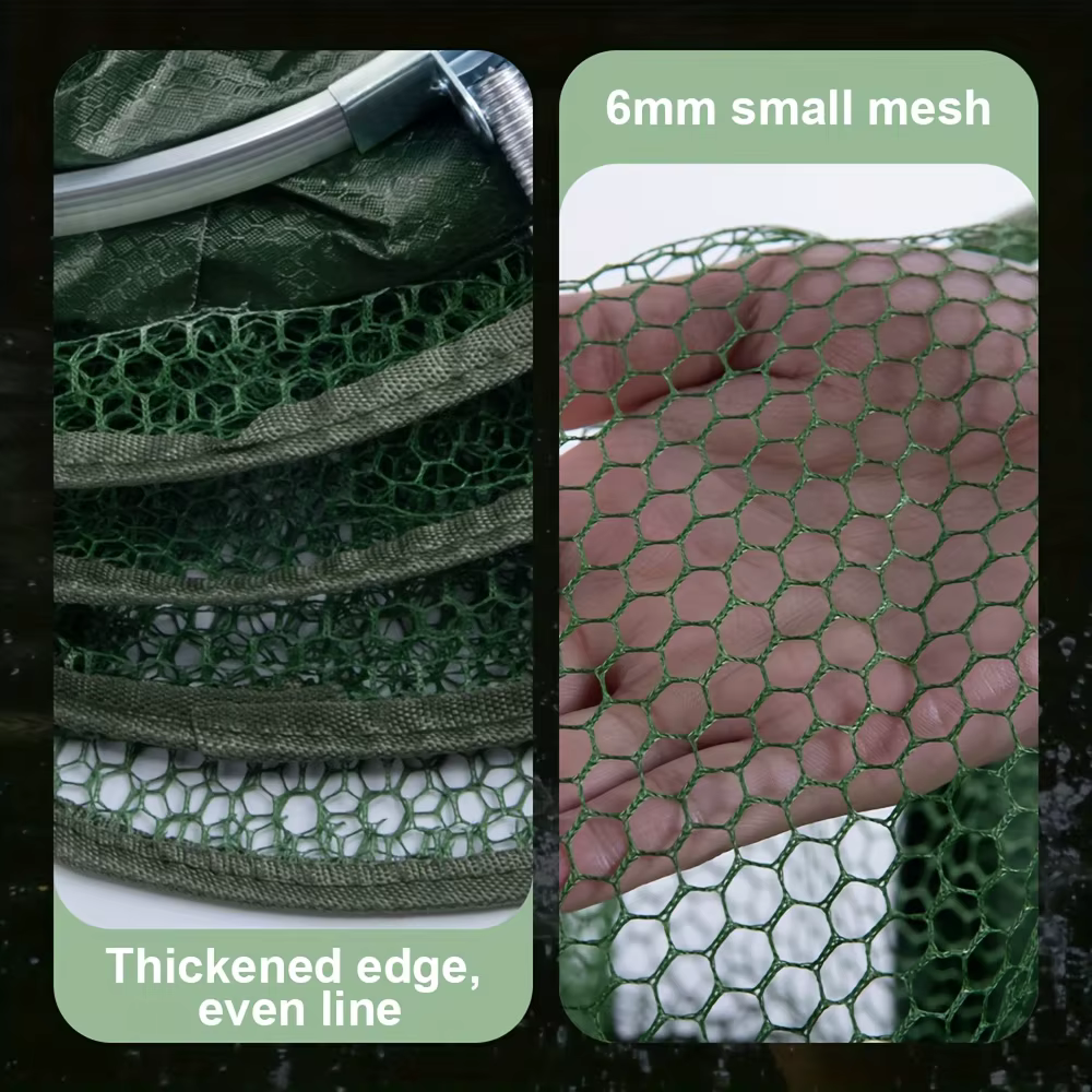 Goture Cesta de pesca plegable – Aro aluminio boca reforzada - imagen 5