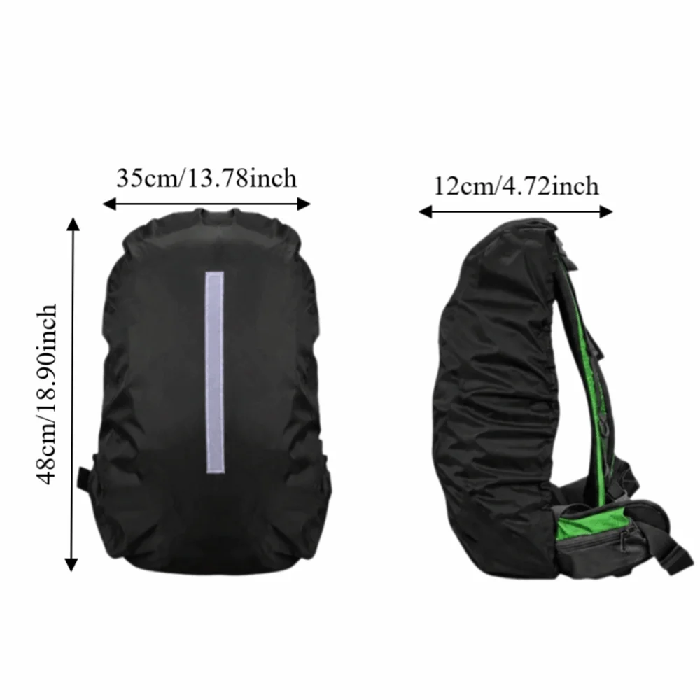 Funda impermeable para mochila ultraligera con tira reflectante - imagen 3