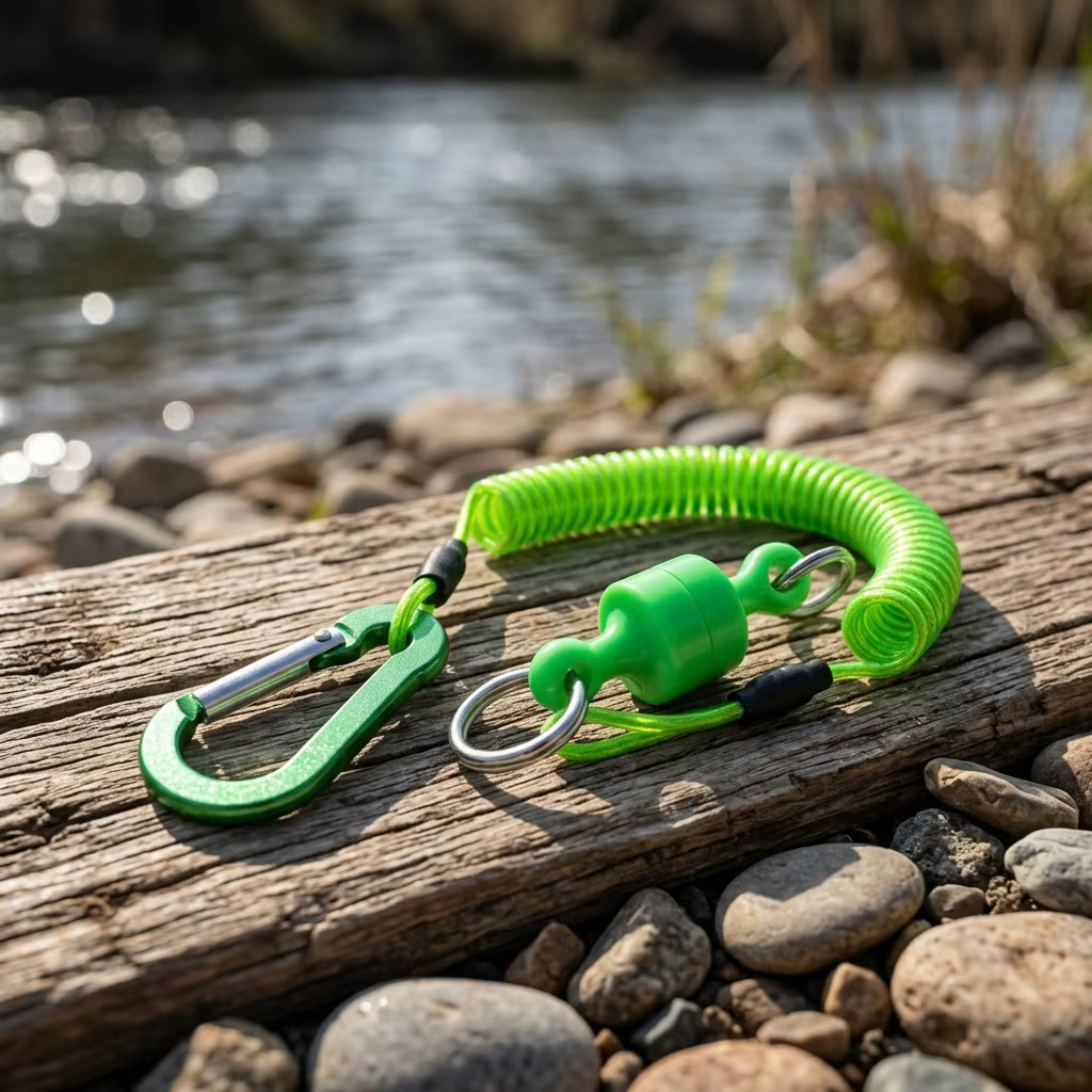 Plomada con línea de seguridad retráctil para pesca - imagen 5