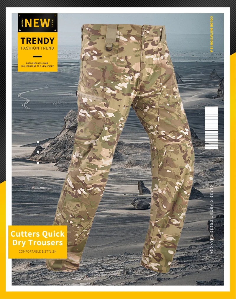 Pantalones informales de secado rápido para hombre