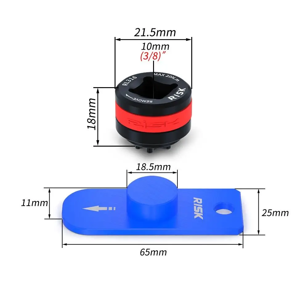 Extractor de pistones de freno en uso