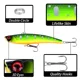 Señuelo Crankbait con ojos 3D y nado para lucio y perca en agua dulce