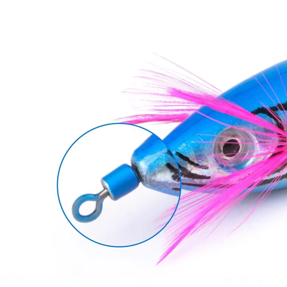 Jigs FTK de calamar y camarón con ojos 3D y anzuelos - imagen 5
