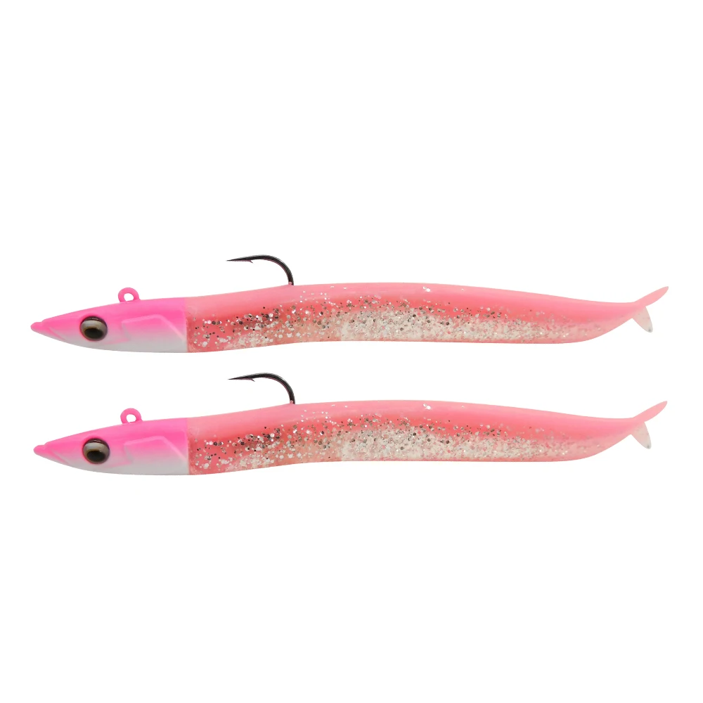 KESFISHING señuelo suave para lucio con cabeza jig y cola horquilla - imagen 3
