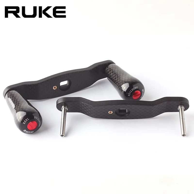 Manivela de carbono RUKE para carrete pesca – accesorio DIY ligero - imagen 3