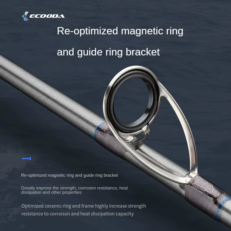 ECOODA EFSB III - caña de pescar para barco, carbono, punta luminosa - imagen 3