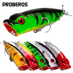 Proberos Popper de superficie señuelo duro para pesca