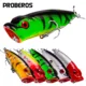 Proberos Popper de superficie señuelo duro para pesca