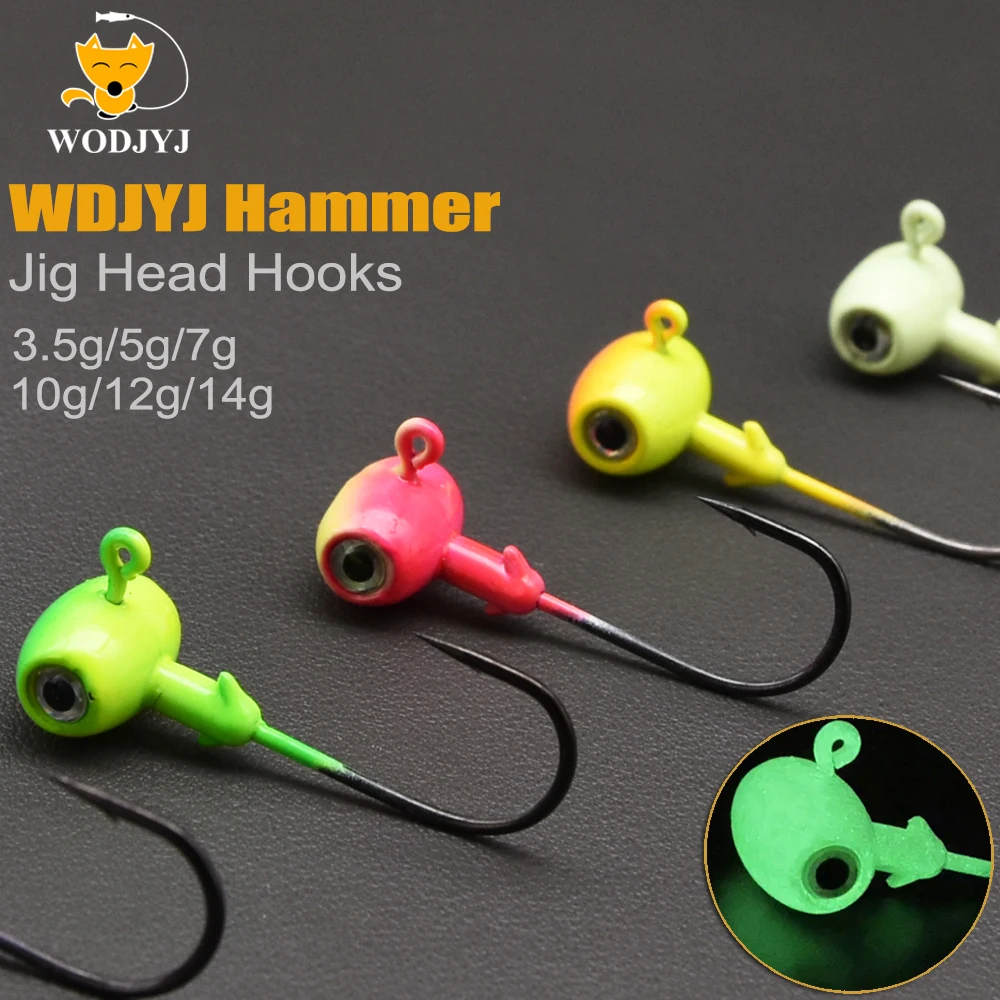 Anzuelos Jig Head WODJYJ ojos grandes – para lubina - imagen 5